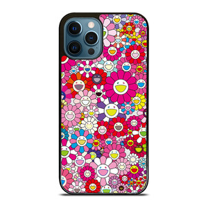 Takashi Murakami Flowers Pink iPhone 16 Pro Max Case